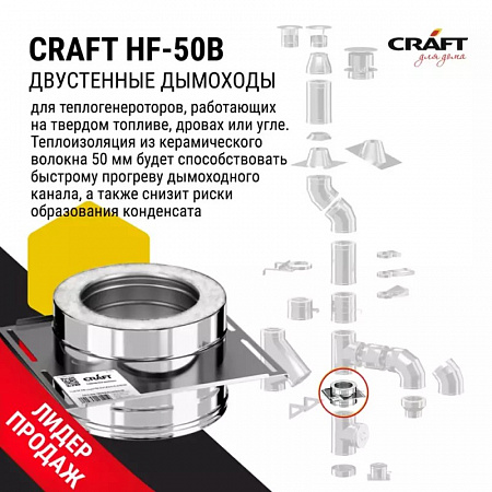 Craft HF-50B опорная площадка сквозная (316/0,8/304/0,5) D115х200